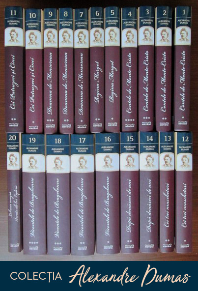 Colectia completa Alexandre Dumas (20 volume)