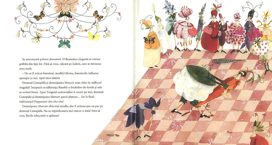 Ilustraţii carte pentru copii 'Balul florilor'
