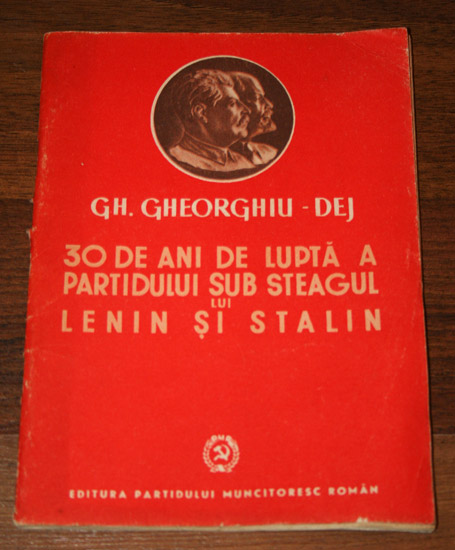 30 de ani de lupta a partidului sub steagul lui Lenin si Stalin