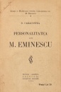 Personalitatea lui M. Eminescu Personalitatea lui M. Eminescu