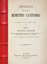 Operele principelui Demetriu Cantemiru (1875) Operele principelui Demetriu Cantemiru (1875)