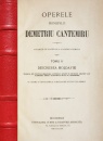 Operele principelui Demetriu Cantemiru (1875)