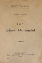 Din istoria Romaniei (1913)