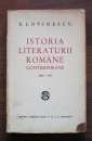 Istoria literaturii romane contemporane (editia princeps, 1937)