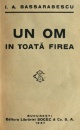 Un om in toata firea (editia princeps, 1927) Un om in toata firea (editia princeps, 1927)