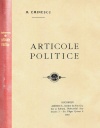 Articole politice (editia princeps, 1910) Articole politice (editia princeps, 1910)