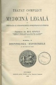 Tratat complect de medicina legala (editia princeps, 1928)