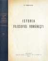 Istoria filosofiei romanesti (1941) Istoria filosofiei romanesti (1941)