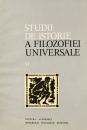 Studii de istorie a filozofiei universale Studii de istorie a filozofiei universale